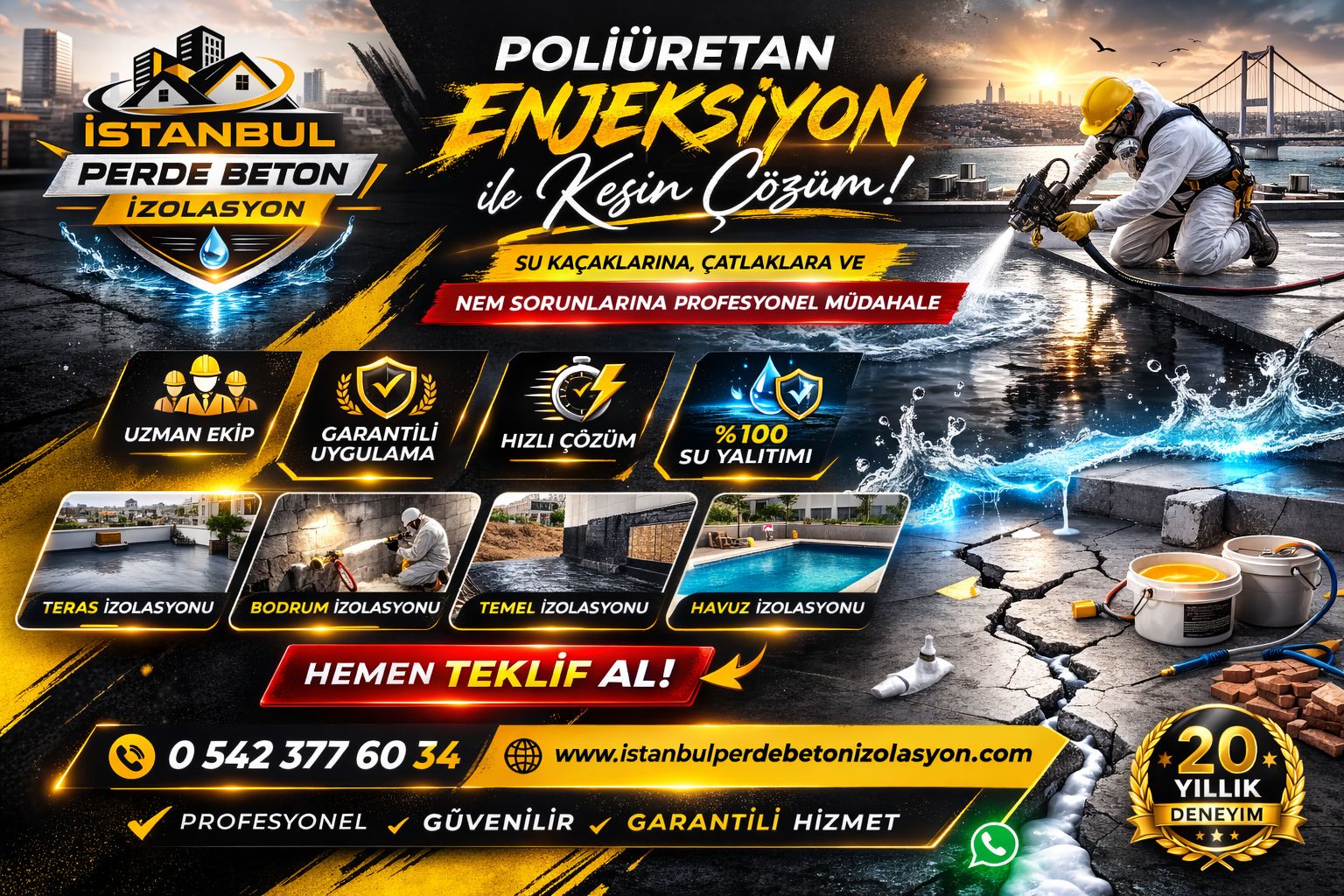 su kaçağı enjeksiyon çözümü