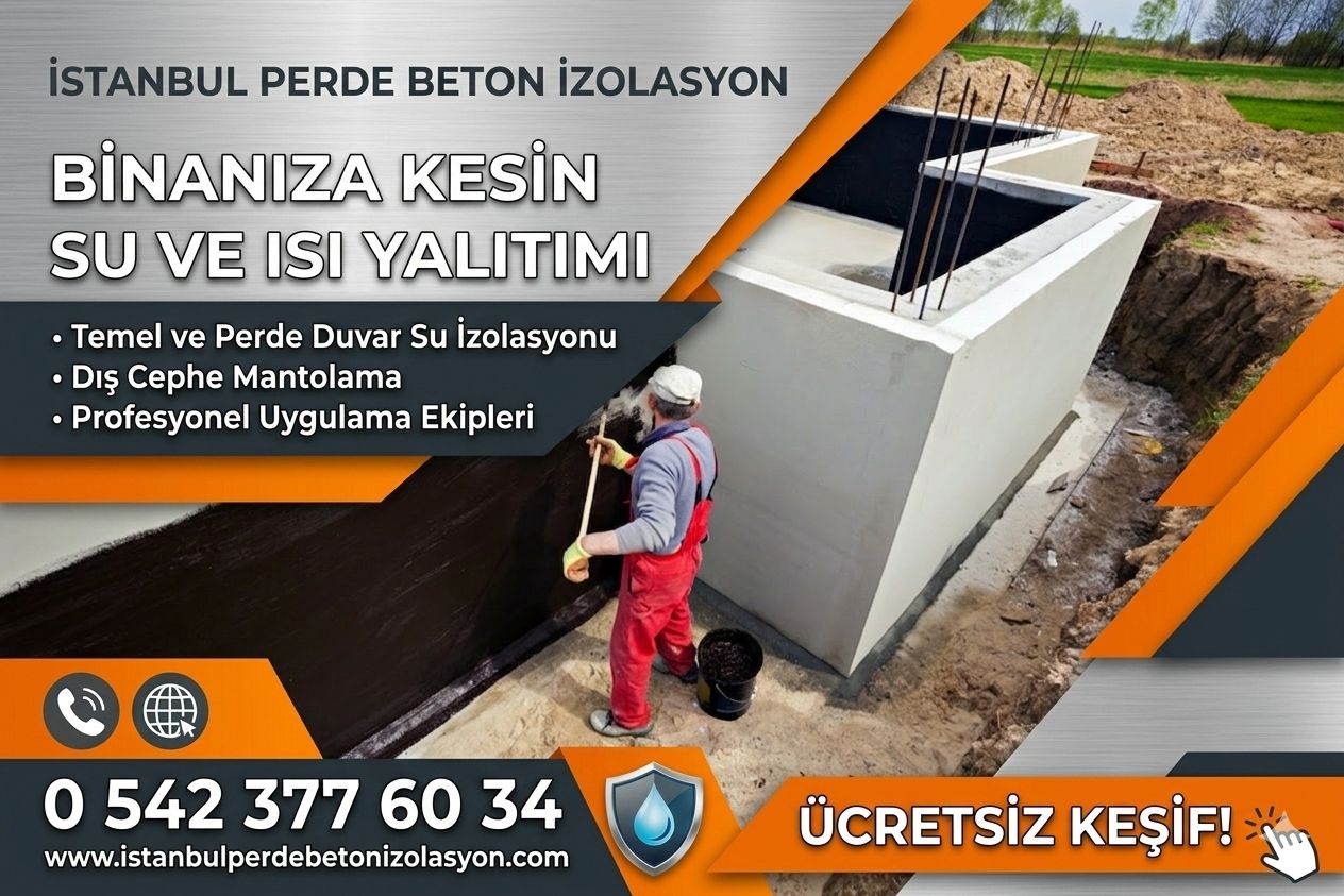 İstanbul perde beton izolasyon ustası